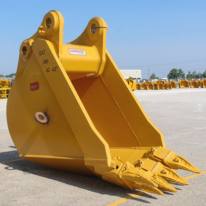 Teran V-Bottom Ripping Bucket | Model BKT-390 HD VRIP | Bucket Width 42" inches | Capacity 2.15 Cubic Meters | For Excavators