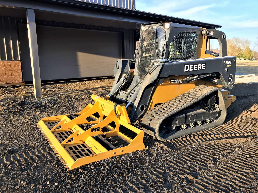 CL Fabrication Land Leveler | Width 60"-93" inches | For Skid Steer Loaders