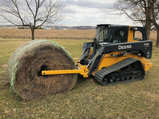 CL Fabrication Bale Unroller | Width 60" inches | Oil Flow Range 12-30 GPM | For Skid Steer
