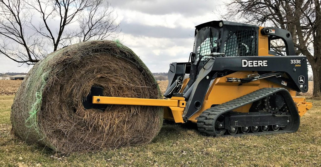 CL Fabrication Bale Unroller | Width 60" inches | Oil Flow Range 12-30 GPM | For Skid Steer