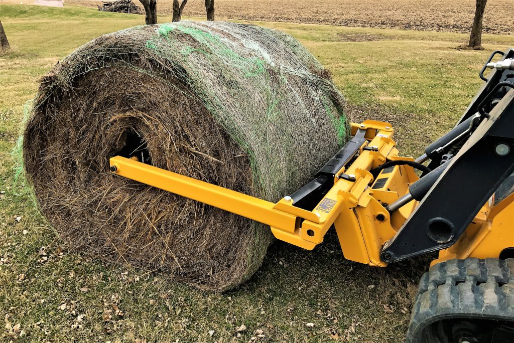 CL Fabrication Bale Unroller | Width 60" inches | Oil Flow Range 12-30 GPM | For Skid Steer