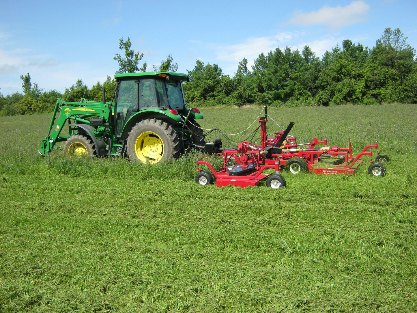Progressive Turf Equipment Inc. Tri-Deck Finishing Mower | Model TD65 | Cutting Width 15' 6" | 30–50 HP | For Tractor