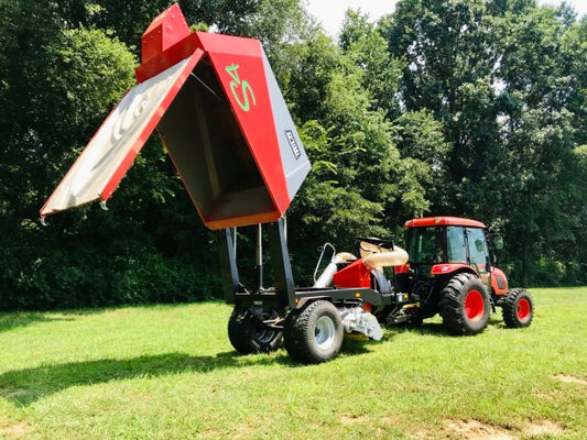TRILO S4 POWERFUL VACUUM SWEEPER MACHINE WITH LARGE RADIAL TIRES FOR TRACTOR