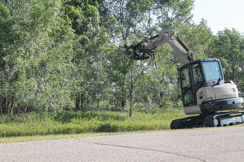 Virnig X30 Mini Excavator Rotary Brush Cutter | Models XBC42, XBC48 & XBC60 | Widths 42" To 60" | Machine Size 4.5 To 13 Tons | For Mini Excavators