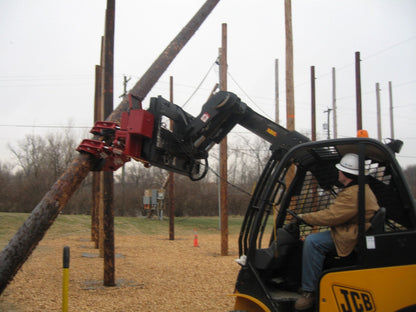 Ez Spot UR Attachment Double Pole Claw | Model EZ-0008 | Jaw Opening 14" | 20–30 GPM | 3–5 Tons | For Skid Steer, Compact Track Loaders, Wheel Loaders, Excavators, Mini Excavators, Telehandlers & Backhoes
