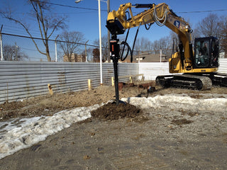 Premier Excavator Auger Drives | HD & 2‑Speed High Flow | Max Auger Diameter 48" | Machine Size 2.5-15 Tons | For Excavators