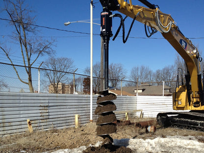 Premier Attachments Excavator Auger Drives Heavy Duty & 2-Speed High Flow Models | Max Torque 5,798 ft. lbs. to 35,297 ft. lbs. | Hydraulic Flow 25-60 GPM