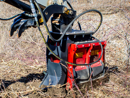 Mongo Attachments High Inertia+ Mulcher | Model MHIP70 | Size 27" | 12 GPM | 3.5 Ton | For Mini Excavators