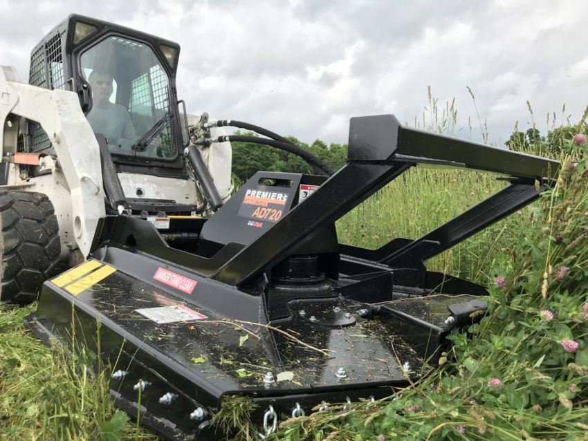 Premier Heavy Duty 84" Brush Cutter for Skid Steers | 16-45 GPM