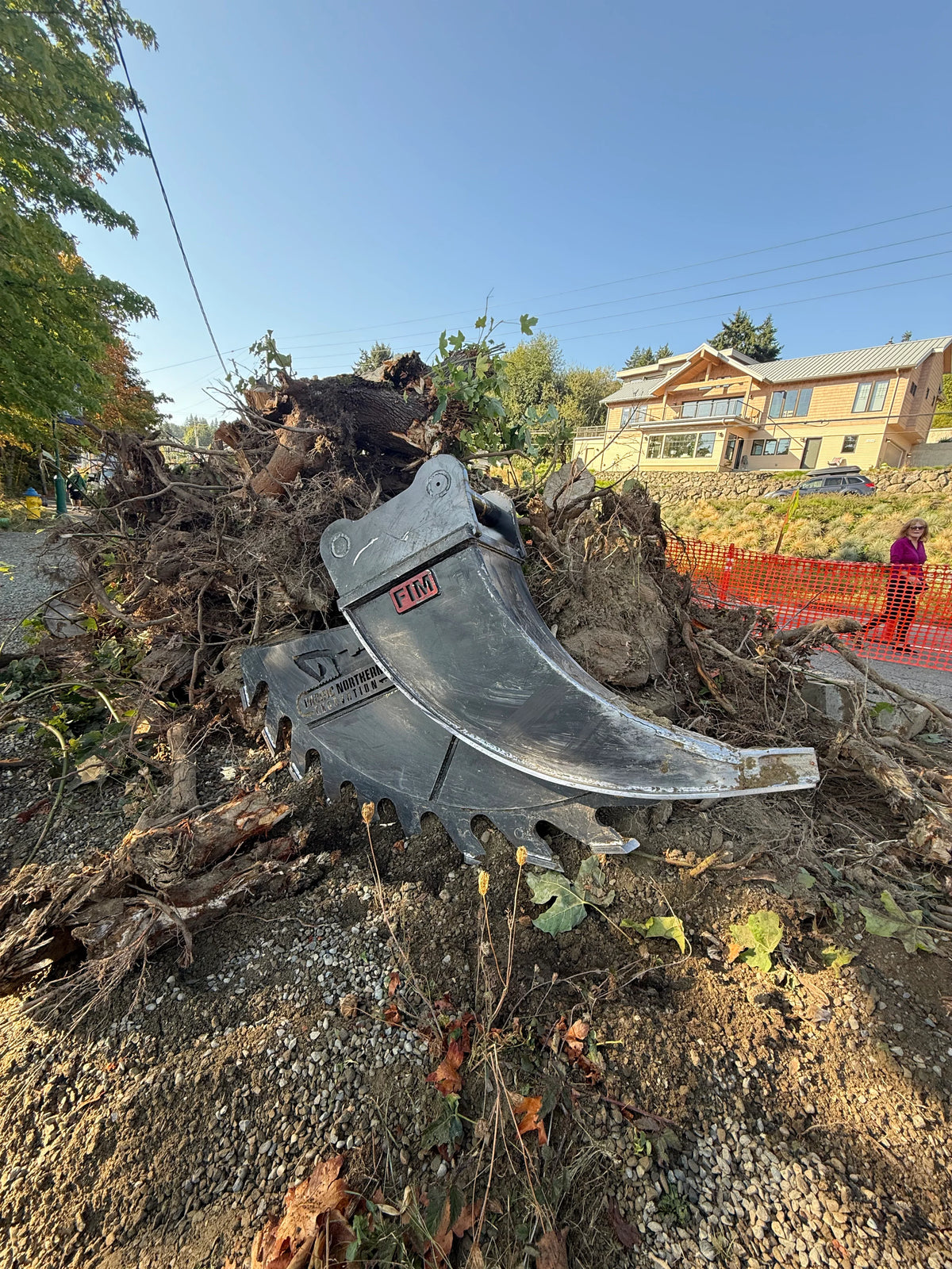 Fox Island Metalworks Stump Reaper | Stump Splitter | 15–25 Ton | For Excavator