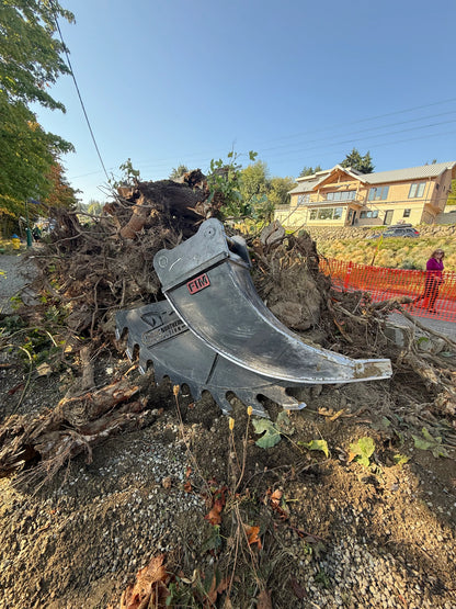 Fox Island Metalworks Stump Reaper | Stump Splitter | 15–25 Ton | For Excavator
