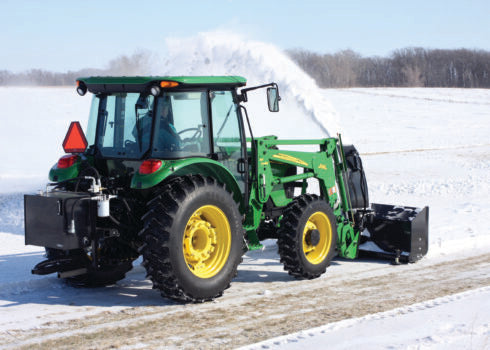 Erskine SB-360X Snowblower | 72", 78", 84" & 96" Width | With High Flow Hydraulic Power Unit | For Tractor