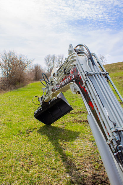 Mongo Attachments Hydraulic Tilt Bucket | Model MTGB1400X | Width 54" | Up to 16 Ton | For Excavators