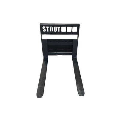 STOUT | Pro Mini Mount Pallet Fork | See-Through Guard | Class 1 | Length 36