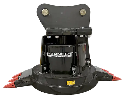 Connect Work Tools Hydraulic Magnet W/ Teeth | Model CMG42ID | Width 42" | 14 To 32 Ton | For Excavators