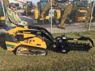 Premier Trencher | Model T100 & T125 | Trench Width 12" | 8-15 GPM | For Mini Skid Steer Loaders