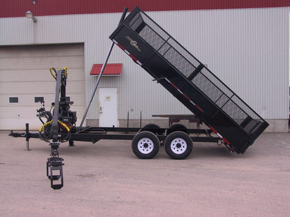 Machinerie AM Inc | AM Series of Road Dump Trailer | 2 Axles of 1,500 lbs To 15,000 lbs Double Tires | GVWR  2850 lbs To 30000 lbs