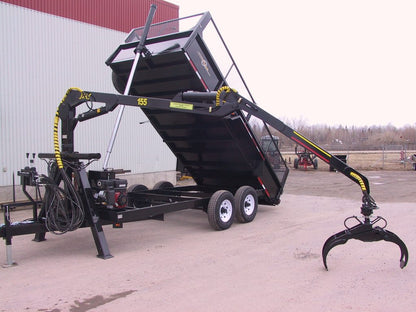 Machinerie AM Inc | AM Series of Road Dump Trailer | 2 Axles of 1,500 lbs To 15,000 lbs Double Tires | GVWR  2850 lbs To 30000 lbs