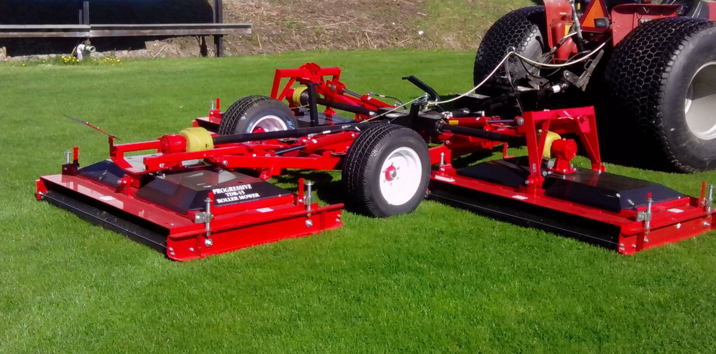 Progressive Turf Equipment Inc. Tri-Deck Roller Finishing Mower | Model TDR-15 | Cutting Width 15' 6" | 30–50 HP | For Tractors