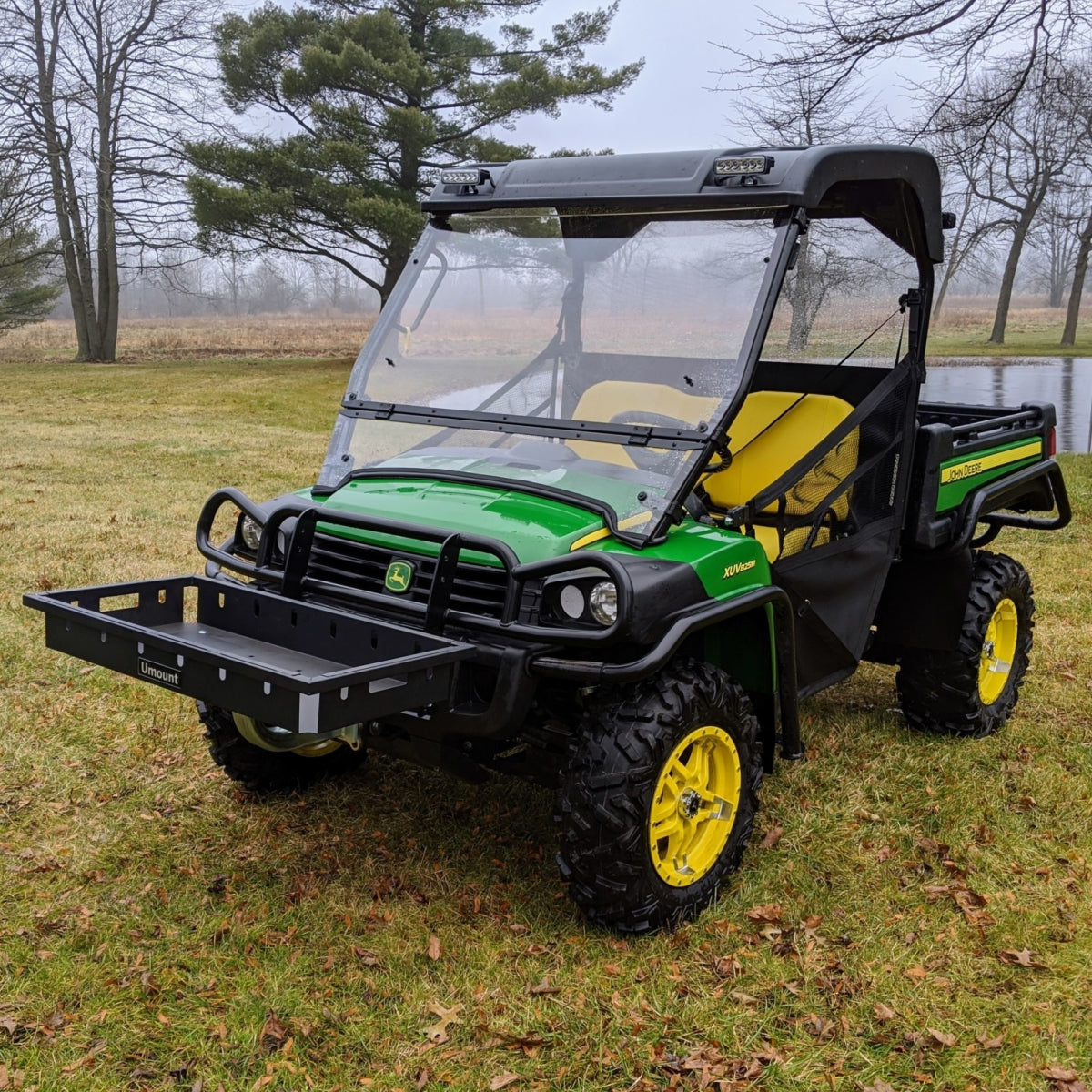 Umount Boxer Cargo Rack | Heavy Duty Powder Coating | Width 35.5" inches | For Tractor & Lawn Mowers