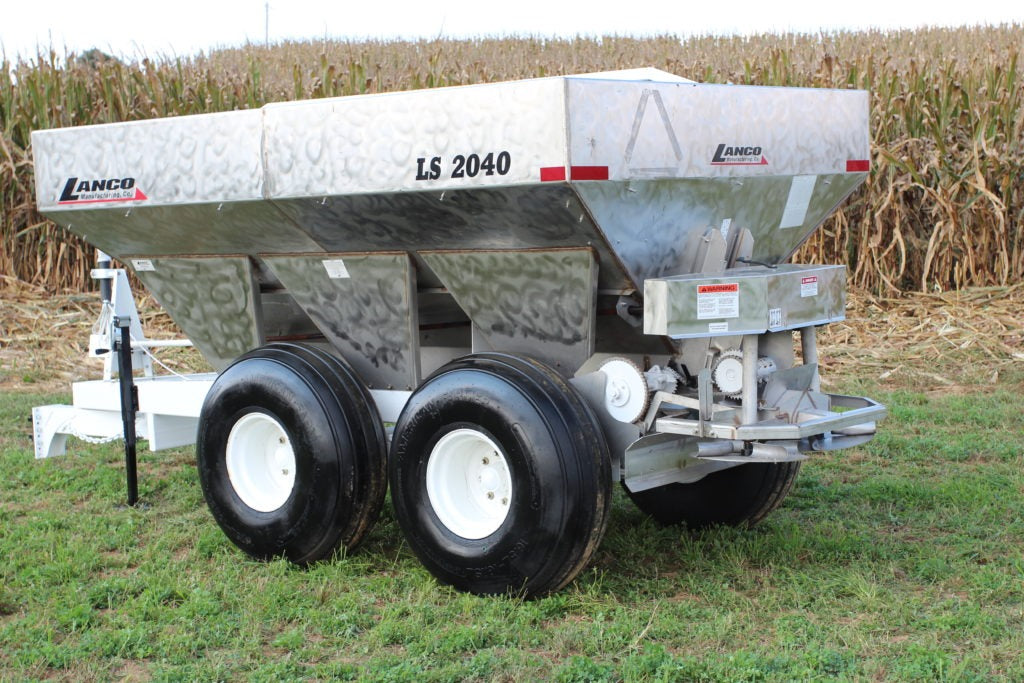 LANCO SPREADERS FERTILIZER SPREADERS LS-1750 & 2040 MODEL | 10,000-16,000 LBS. PAYLOAD CAPACITY | FOR TRACTORS