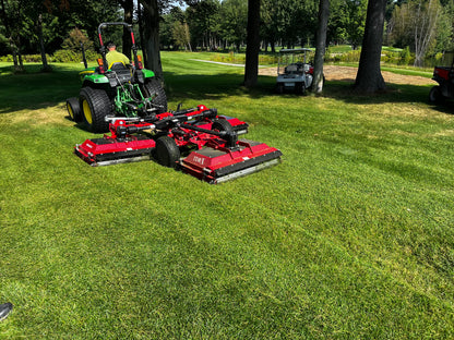 Progressive Turf Equipment Inc. Tri-Deck Roller Finishing Mower | Model TDR-X | Cutting Width 10' 6" | 35–45 HP | For Tractors