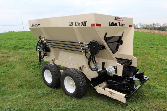 LANCO SPREADERS K-MODEL LS-1150K, 1650K & 1680K SPREADERS | 160-216 CU.FT. CAPACITY | FOR TRACTORS