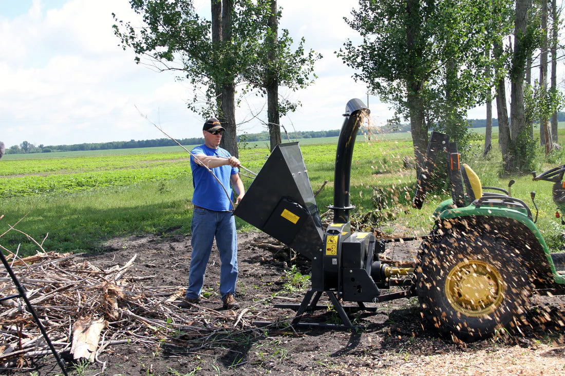 Erskine 3-Point PTO Brush Chipper | Maximum Chipping Capacity 5" & 9" | Horsepower 25-60 HP | For Tractor