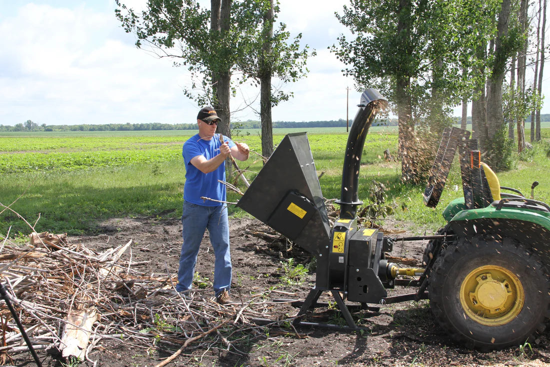 Erskine 3-Point PTO Brush Chipper | Maximum Chipping Capacity 5" & 9" | Horsepower 25-60 HP | For Tractor