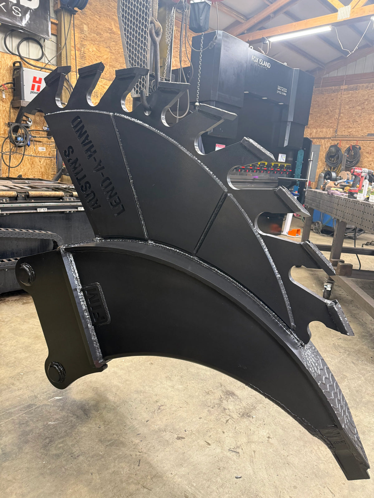 Fox Island Metalworks Stump Reaper | Stump Splitter | 15–25 Ton | For Excavator