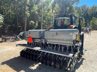1st Products No Till Drill 10ft 3-Pt & Pull Type | Working Width 126" | Horsepower 80+ HP | For Tractors