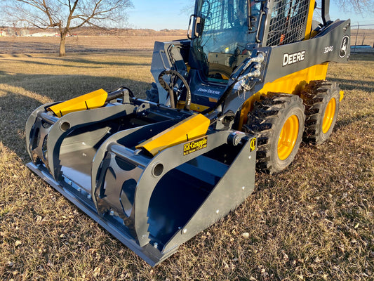 CL Fabrication Solid Buckets | Width 73"-91" inches | For Skid Steer Loaders