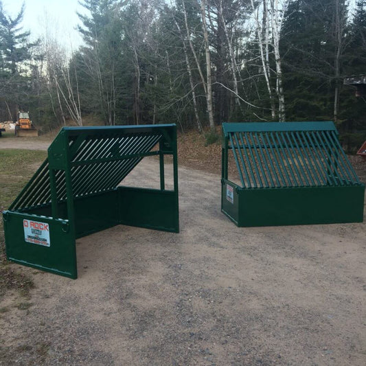 D Rock Grizzly Rock Separator | TR6 Model | 6′8″ Width | 5′ Height | Handles Material Up to 18″ | 0.5 Ton | 20–45 GPM | 50–120 HP | For Tractors, Skid Steers, ATVs, UTVs & Light Excavators
