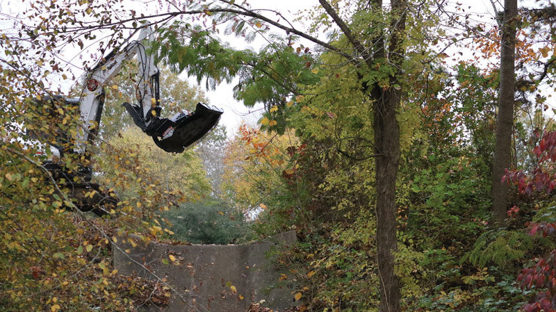 Virnig X30 Mini Excavator Rotary Brush Cutter | Models XBC42, XBC48 & XBC60 | Widths 42" To 60" | Machine Size 4.5 To 13 Tons | For Mini Excavators