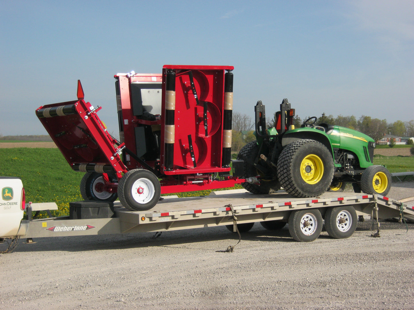 Progressive Turf Equipment Inc. Tri-Deck Roller Finishing Mower | Model TDR-15 | Cutting Width 15' 6" | 30–50 HP | For Tractors