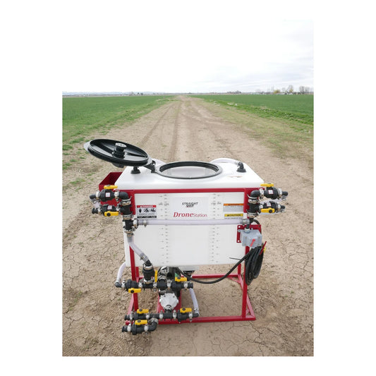 AvaryDrone | Drone Station Chemical Mixing System | Model 44 or 67 Gallon | Bulk Input & Meter Options | For DJI Agras & Drone Sprayers