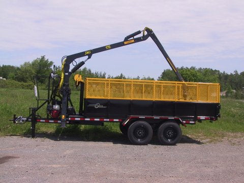 Machinerie AM Inc | AM Series of Road Dump Trailer | 2 Axles of 1,500 lbs To 15,000 lbs Double Tires | GVWR  2850 lbs To 30000 lbs