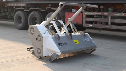 Farmer Helper | Forestry Mulcher | Model FH-FFM140 | Cutting Width 55" | Horsepower 70 To 110 HP | Hammer Teeth | Category II 3-Point Hitch | For Tractors