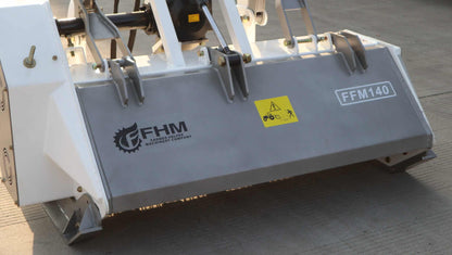 Farmer Helper | Forestry Mulcher | Model FH-FFM140 | Cutting Width 55" | Horsepower 70 To 110 HP | Hammer Teeth | Category II 3-Point Hitch | For Tractors