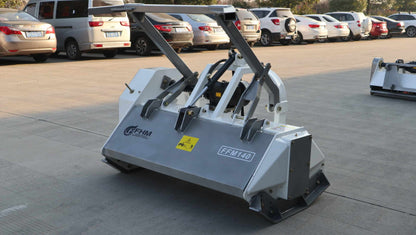 Farmer Helper | Forestry Mulcher | Model FH-FFM140 | Cutting Width 55" | Horsepower 70 To 110 HP | Hammer Teeth | Category II 3-Point Hitch | For Tractors