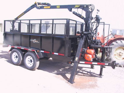 Machinerie AM Inc | AM Series of Road Dump Trailer | 2 Axles of 1,500 lbs To 15,000 lbs Double Tires | GVWR  2850 lbs To 30000 lbs