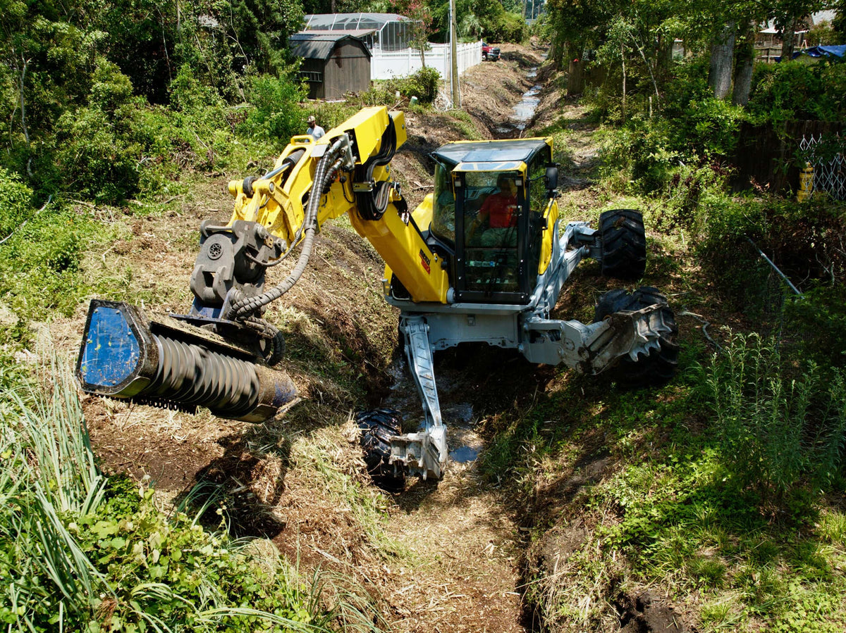Promac Light Forestry Mulcher | Model LDM Series | Cutting Width 30" & 50" | 60–80 HP | 8–10 Tons+ | For Excavators