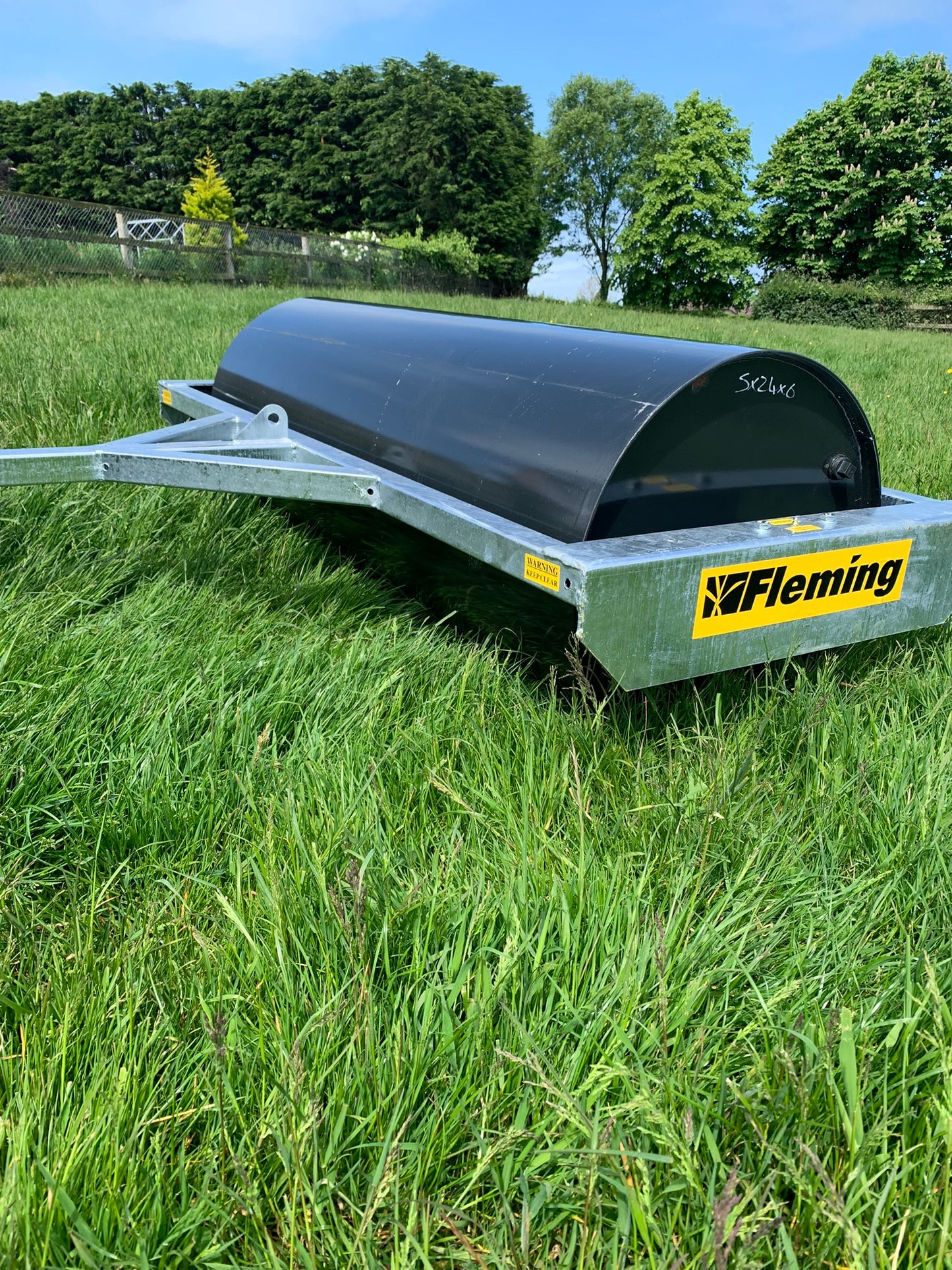 Fleming Compact Land Roller | Width 48", 60", 78" & 96" | 15-50 HP | For Tractors