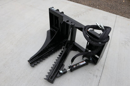 Top Dog Attachments Low Profile Tree Puller | Width 46" | Ideal for Tree & Fence Post Removal  | For Skid Steer