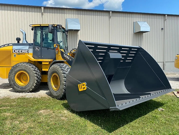 Werk-Brau Woodchip Bucket | Width 100"–132"  | Capacity 5–13 yd³ | 8 To 30+ GPM | For Wheel Loaders