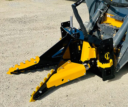 CL Fabrication Challenger Tree Puller | Width 38" inches | Oil Flow Range 15-25 GPM | For Skid Steers