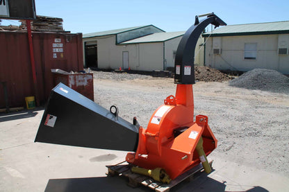 Farmer Helper FH-BX62S 7” Self Feeding Wood Chipper | 7"x12" Chpping Capacity | 30-100 HP for Tractor