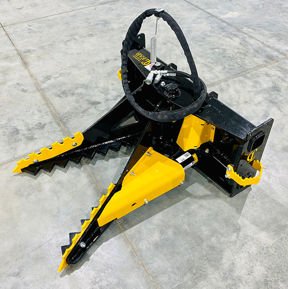 CL Fabrication Challenger Tree Puller | Width 38" inches | Oil Flow Range 15-25 GPM | For Skid Steers