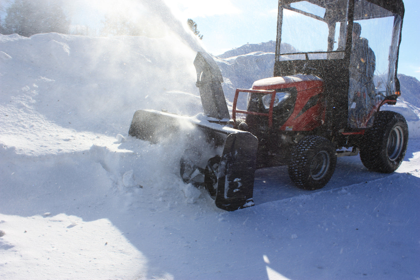 Bercomac 56" Front Mount Berco Snowblower | TYM T254  & Branson Series & McCormick Series | Weight 470 lbs | For Compact & Agricultural Tractor