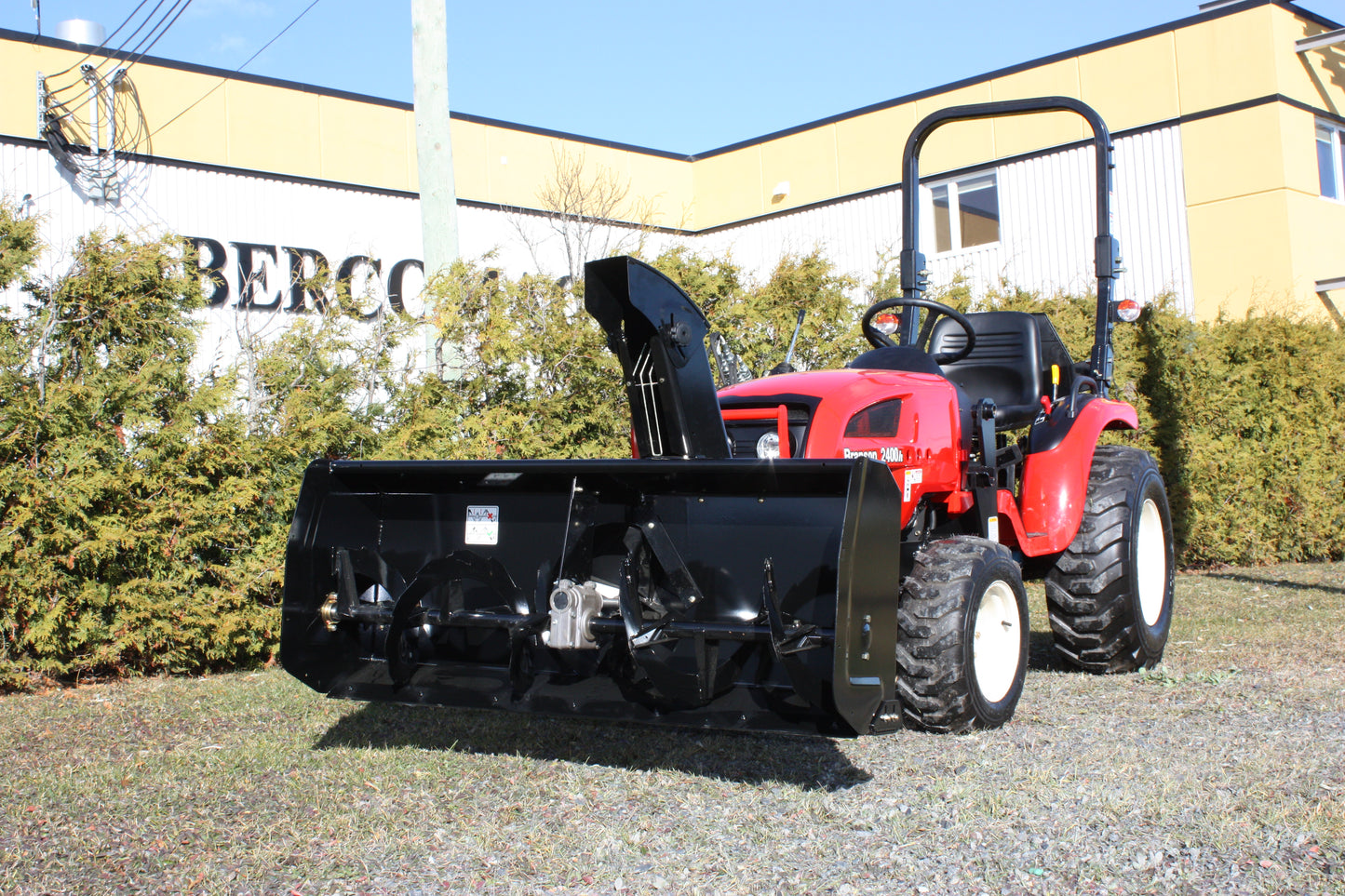 Bercomac 56" Front Mount Berco Snowblower | Kioti & Bobcat Series | Weight 470 lbs | For Compact & Agricultural Tractor